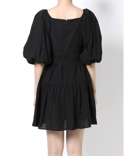 MERCURYDUO（マーキュリーデュオ）の「ボリュームスリーブミニシャツワンピース（ワンピース・レディース・ブラック/ピンク/ミント・SMALL/MEDIUM）」の11枚目の写真