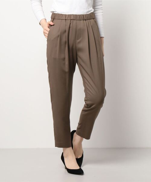 JOURNAL STANDARD(ジャーナルスタンダード)の「TWINSテーパードパンツ(その他パンツ・レディース・ブラウン/ラベンダー/ブラック/イエロー・40/36/34/38)」の12枚目の写真