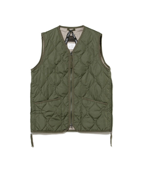 BEAMS LIGHTS(ビームスライツ)の「TAION / ミリタリー Vネック ダウンベスト(ベスト・メンズ・ブラック/オリーブ/ネイビー/グレー/グリーン系その他5・MEDIUM/LARGE)」の15枚目の写真