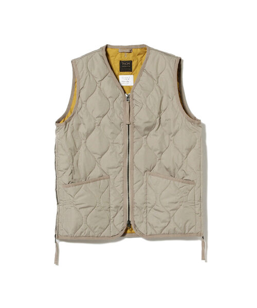 BEAMS LIGHTS(ビームスライツ)の「TAION / ミリタリー Vネック ダウンベスト(ベスト・メンズ・ブラック/オリーブ/ネイビー/グレー/グリーン系その他5・MEDIUM/LARGE)」の10枚目の写真
