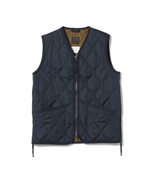 BEAMS LIGHTS(ビームスライツ)の「TAION / ミリタリー Vネック ダウンベスト(ベスト・メンズ・ブラック/オリーブ/ネイビー/グレー/グリーン系その他5・MEDIUM/LARGE)」の20枚目の写真