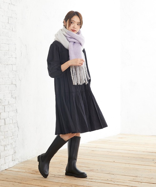 menue（メヌエ）の「サイドゴアロングブーツ（ブーツ・レディース・ブラック/ブラウン・LL/3L/S/M/L/XS）」の19枚目の写真