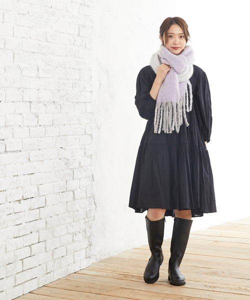 menue（メヌエ）の「サイドゴアロングブーツ（ブーツ・レディース・ブラック/ブラウン・LL/3L/S/M/L/XS）」の10枚目の写真