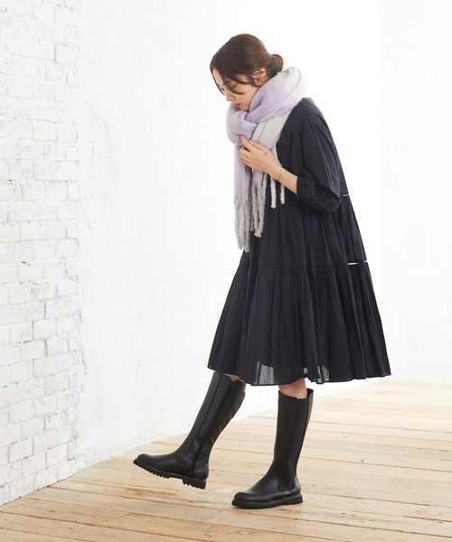 menue（メヌエ）の「サイドゴアロングブーツ（ブーツ・レディース・ブラック/ブラウン・LL/3L/S/M/L/XS）」の17枚目の写真