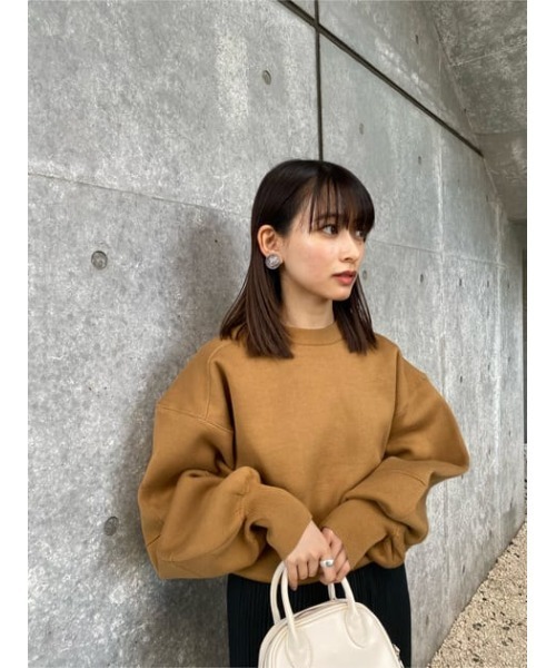 M_（エムアンダーバー）の「【M_】DOUBLE FACE KNIT トップス（ニット/セーター・レディース・ブラック/ベージュ/アイボリー・FREE）」の19枚目の写真