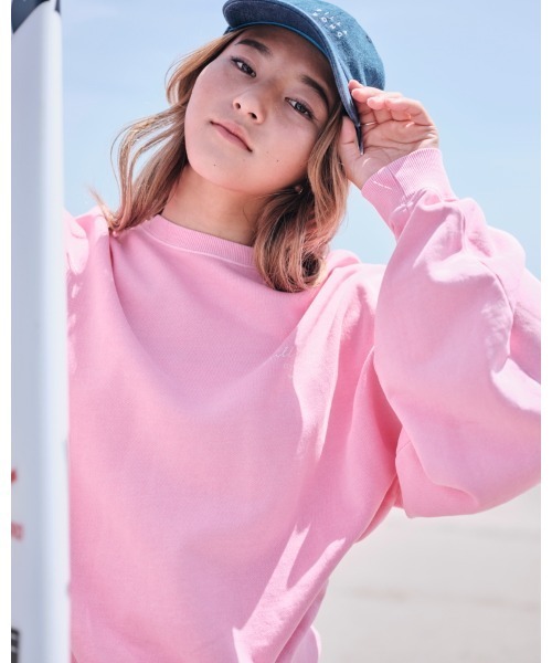 BILLABONG(ビラボン)の「BILLABONG レディース TWILL PEACH CAP ベースボールキャップ【2021年秋冬モデル】/ビラボンキャップウォッシュ加工(キャップ・レディース・ブラック/ベージュ/ブラウン/インディゴブルー・FREE)」の4枚目の写真