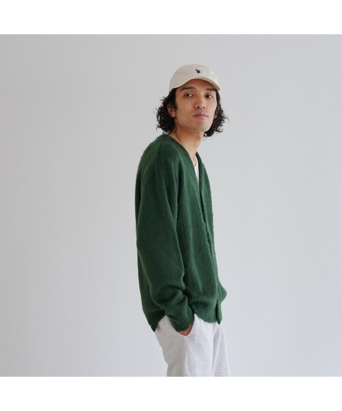 CPCM(シーピーシーエム)の「カラーニットBIGカーディガン(カーディガン/ボレロ・メンズ・チャコールグレー/マスタード/グリーン/サックスブルー/ベージュ・FREE)」の18枚目の写真