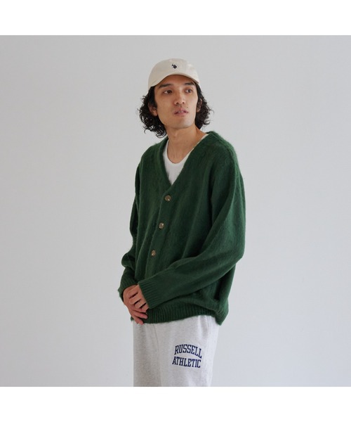 CPCM(シーピーシーエム)の「カラーニットBIGカーディガン(カーディガン/ボレロ・メンズ・チャコールグレー/マスタード/グリーン/サックスブルー/ベージュ・FREE)」の20枚目の写真