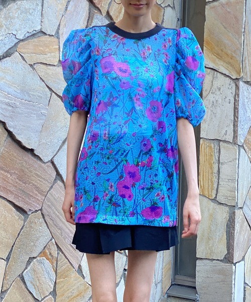 セール インポート花柄プリントtee Tシャツ カットソー Tシャツ カットソー Flumor フラマー の