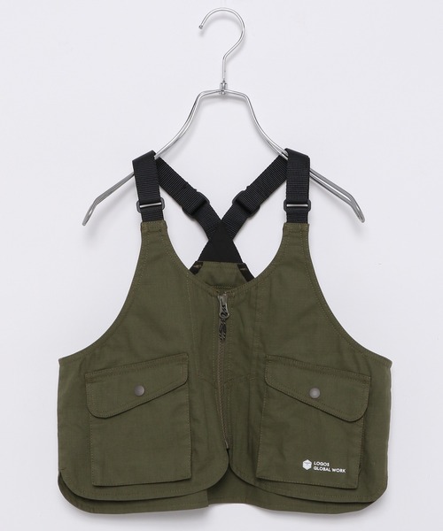 GLOBAL WORK(グローバルワーク)の「【キッズ】LOGOS*GW ベスト/227958(ベスト・キッズ・ネイビー/カーキ・150cm/130cm)」の12枚目の写真