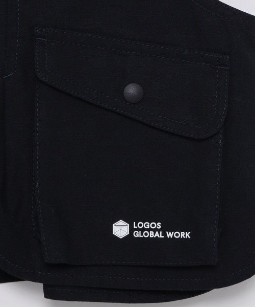 GLOBAL WORK(グローバルワーク)の「【キッズ】LOGOS*GW ベスト/227958(ベスト・キッズ・ネイビー/カーキ・150cm/130cm)」の5枚目の写真