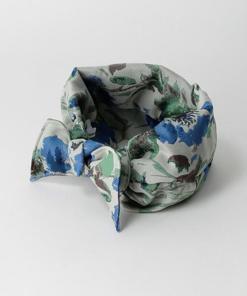 BEAUTY&YOUTH UNITED ARROWS(ビューティーアンドユースユナイテッドアローズ)の「<La maison de Lyllis>HACHIMAKI HEAD BAND/ヘアバンド(ヘアバンド・レディース・オフホワイト/ダークグレー・FREE)」の1枚目の写真