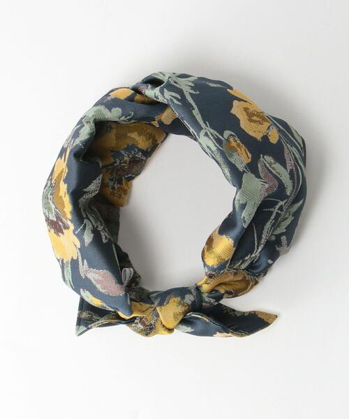 BEAUTY&YOUTH UNITED ARROWS(ビューティーアンドユースユナイテッドアローズ)の「<La maison de Lyllis>HACHIMAKI HEAD BAND/ヘアバンド(ヘアバンド・レディース・オフホワイト/ダークグレー・FREE)」の4枚目の写真