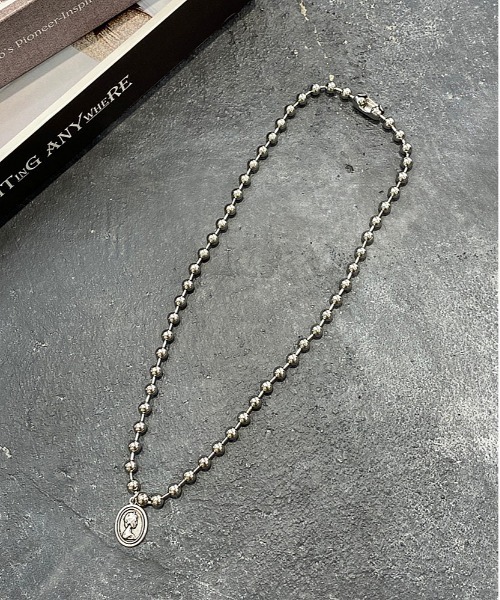 apres jour mignon（アプレジュールミニョン）の「【apresjour mignon×ARIAZ】ボールチェーンコインネックレス（ネックレス・レディース・ゴールド/シルバー・ONESIZE）」の3枚目の写真