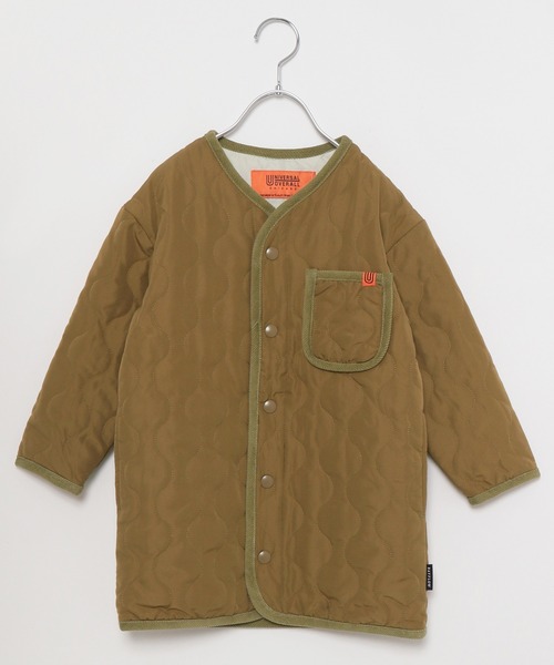 UNIVERSAL OVERALL（ユニバーサルオーバーオール）の「【UNIVERSAL OVERALL】別注リバーシブルブルゾン(KIDS)（ブルゾン・キッズ・ベージュ/ブラック/カーキ・110cm/100cm/120cm/140cm/130cm）」の8枚目の写真