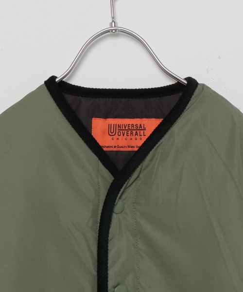 UNIVERSAL OVERALL（ユニバーサルオーバーオール）の「【UNIVERSAL OVERALL】別注リバーシブルブルゾン(KIDS)（ブルゾン・キッズ・ベージュ/ブラック/カーキ・110cm/100cm/120cm/140cm/130cm）」の21枚目の写真