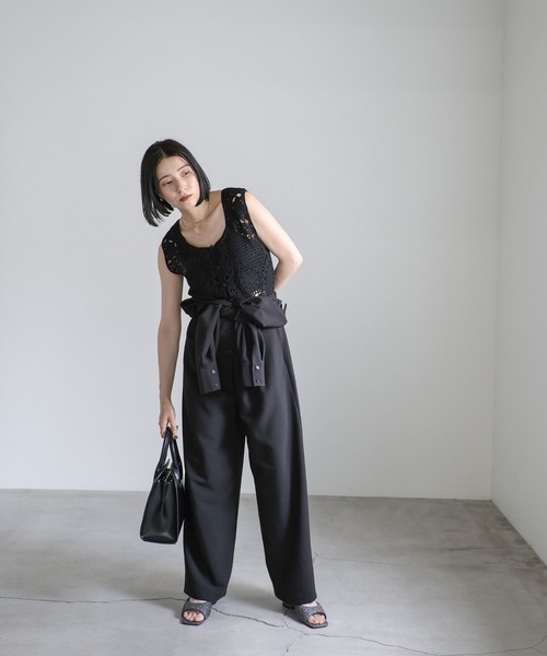 select MOCA（セレクトモカ）の「2WAYかぎ針編みニットベスト（ベスト