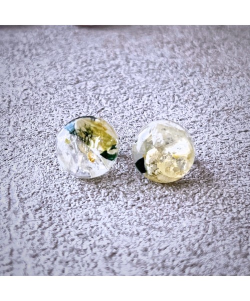 tone(トーン)の「【Willija】金属アレルギー対応《花景》フラワーイヤリング中(MA)(イヤリング・レディース・ホワイト/パープル/ブルー/パープル系その他2/その他/グリーン/アクア/レッド/ブラック/ロイヤルブルー/バイオレット/ライム/ローズ/オレンジ/シルバー/ゴールド・FREE)」の22枚目の写真
