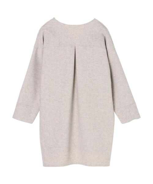 Green Parks(グリーンパークス)の「圧縮風カットチュニック*(Tシャツ/カットソー・レディース・ブラウン/ホワイト系その他・FREE)」の4枚目の写真