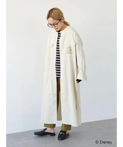 Disney（ディズニー）の「コーデュロイワンピース/Mickey（ワンピース・レディース・アイボリー/ブラウン・FREE）」の14枚目の写真