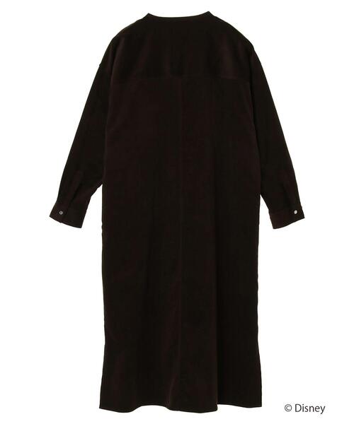 Disney（ディズニー）の「コーデュロイワンピース/Mickey（ワンピース・レディース・アイボリー/ブラウン・FREE）」の4枚目の写真