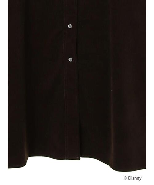 Disney（ディズニー）の「コーデュロイワンピース/Mickey（ワンピース・レディース・アイボリー/ブラウン・FREE）」の7枚目の写真