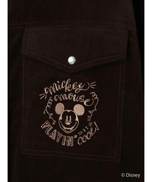 Disney（ディズニー）の「コーデュロイワンピース/Mickey（ワンピース・レディース・アイボリー/ブラウン・FREE）」の8枚目の写真