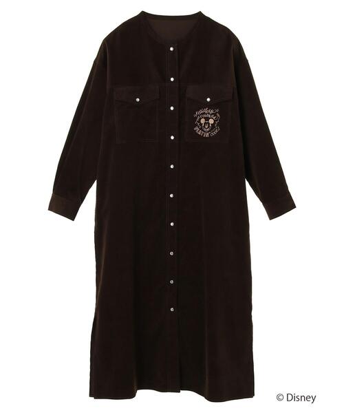 Disney（ディズニー）の「コーデュロイワンピース/Mickey（ワンピース・レディース・アイボリー/ブラウン・FREE）」の13枚目の写真