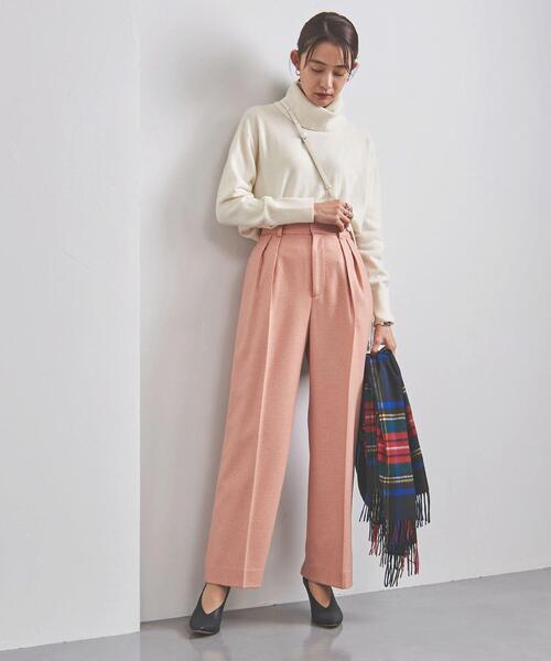 UNITED ARROWS（ユナイテッドアローズ）の「＜UNITED ARROWS＞Aライン オフタートルネック ニット B（ニット/セーター・レディース・ブラック/オフホワイト/モカ/ケリー・フリー）」の13枚目の写真