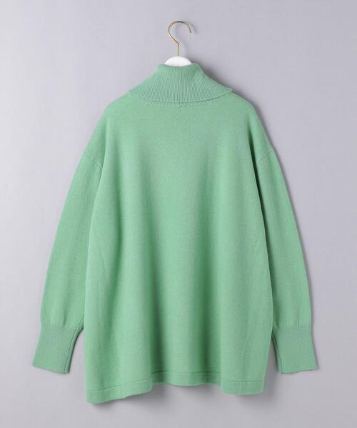 UNITED ARROWS（ユナイテッドアローズ）の「＜UNITED ARROWS＞Aライン オフタートルネック ニット B（ニット/セーター・レディース・ブラック/オフホワイト/モカ/ケリー・フリー）」の22枚目の写真