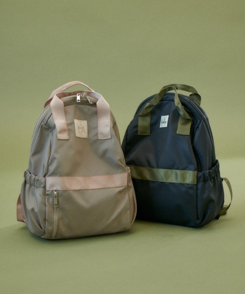 idem(イデム)の「idem anytime rucksack/ナイロンデイリーリュック(バックパック/リュック・レディース・ブラック/ベージュ・FREE)」の22枚目の写真