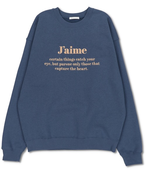 SPINNS（スピンズ）の「フロントロゴ刺繍デザイン 裏起毛スウェット（スウェット・レディース・ブラック/グレイッシュブルー/チャコール/オートミール・ONESIZE）」の16枚目の写真