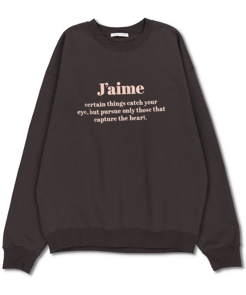 SPINNS（スピンズ）の「フロントロゴ刺繍デザイン 裏起毛スウェット（スウェット・レディース・ブラック/グレイッシュブルー/チャコール/オートミール・ONESIZE）」の17枚目の写真
