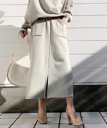 Q | リブ裏毛スカート(スカート)