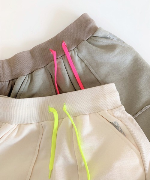 Q（キュー）の「リブ裏毛スカート（スカート・レディース・オリーブ/アイボリー・MEDIUM）」の10枚目の写真