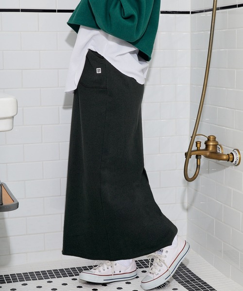 CONVERSE/コンバース 裏毛バックスリットベンツタイトスカート MONO