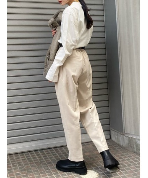 SLY（スライ）の「SMALL LOGO LONG S/L T/SH シアー ロゴ ロングスリーブ Tシャツ（Tシャツ/カットソー・レディース・ホワイト/ブラック・FREE）」の21枚目の写真