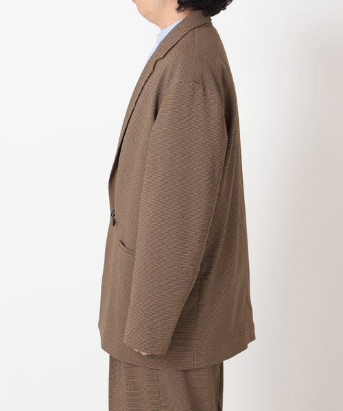 JOURNAL STANDARD relume(ジャーナルスタンダード レリューム)の「オーバーサイズ ガンクラブチェック ジャケット(テーラードジャケット・メンズ・ベージュ/ブラウン・MEDIUM/LARGE)」の18枚目の写真