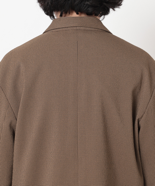JOURNAL STANDARD relume(ジャーナルスタンダード レリューム)の「オーバーサイズ ガンクラブチェック ジャケット(テーラードジャケット・メンズ・ベージュ/ブラウン・MEDIUM/LARGE)」の20枚目の写真