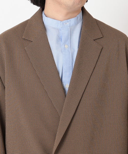 JOURNAL STANDARD relume(ジャーナルスタンダード レリューム)の「オーバーサイズ ガンクラブチェック ジャケット(テーラードジャケット・メンズ・ベージュ/ブラウン・MEDIUM/LARGE)」の21枚目の写真