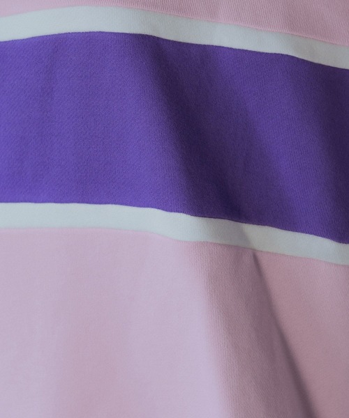 PBLIM（ページボーイリム）の「【PAGEBOYLIM】ラガースウェット（スウェット・レディース・グリーン/ピンク・LARGE/MEDIUM）」の8枚目の写真