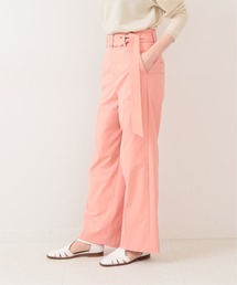 IENA | PEストレッチサージベルテッドパンツ◆(その他パンツ)