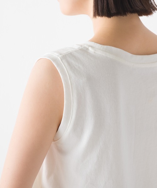 OMNES（オムネス）の「裏毛深Vネックオーバーサイズチュニックアンサンブル（アンサンブル・レディース・ブラック/ベージュ/ミント/グレイッシュベージュ・FREE）」の7枚目の写真