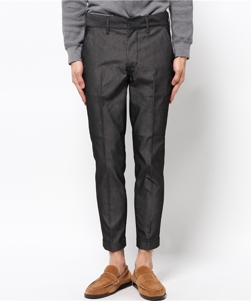 WHO'S WHO gallery（フーズフーギャラリー）の「【STICKIES】COOL ９分丈スラックス（スラックス・メンズ・ブラック/グレー・28/32/34/30）」の5枚目の写真