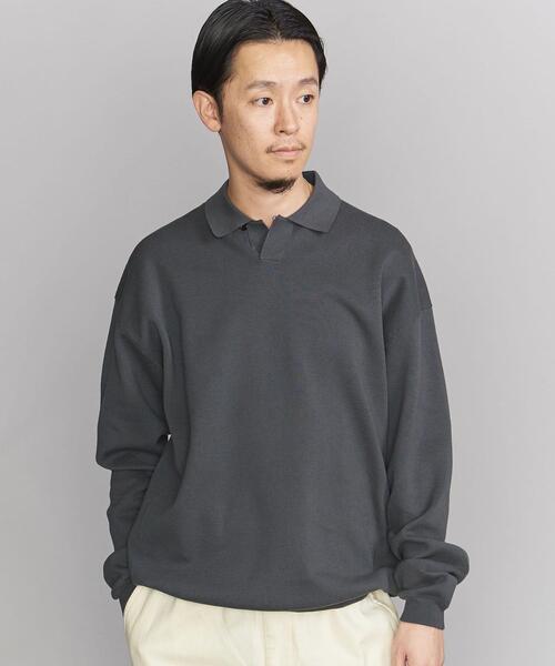 BEAUTY&YOUTH UNITED ARROWS(ビューティーアンドユースユナイテッドアローズ)の「BY ミラノリブ ナバル スキッパー ニット ‐ウォッシャブル‐(ニット/セーター・メンズ・ホワイト/ブラック/ネイビー/オリーブ・S/M/XL/L)」の16枚目の写真