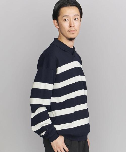 BEAUTY&YOUTH UNITED ARROWS(ビューティーアンドユースユナイテッドアローズ)の「BY ミラノリブ ナバル スキッパー ニット ‐ウォッシャブル‐(ニット/セーター・メンズ・ホワイト/ブラック/ネイビー/オリーブ・S/M/XL/L)」の18枚目の写真