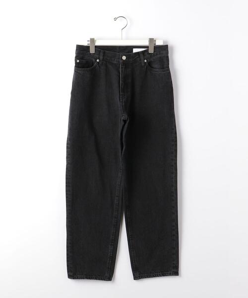 green label relaxing（グリーンレーベルリラクシング）の「シグネチャーデニム バギー ジーンズ（デニムパンツ・メンズ・ブラック/ライトブルー・L/S/M/XL）」の14枚目の写真