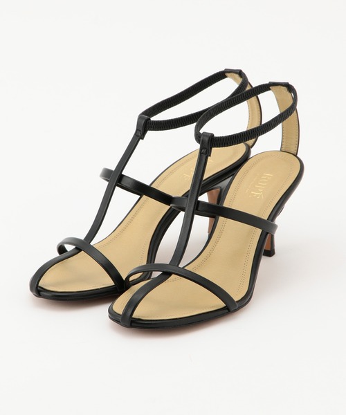 ROPE'（ロペ）の「ナローストラップサンダル（サンダル・レディース・ブラック・36.5/37.5/35.5）」の3枚目の写真