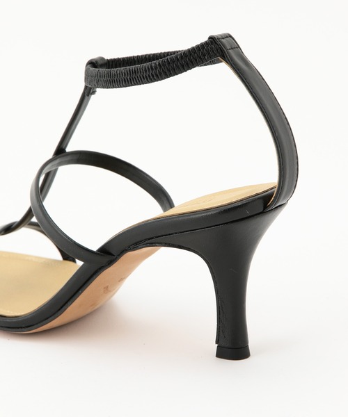 ROPE'（ロペ）の「ナローストラップサンダル（サンダル・レディース・ブラック・36.5/37.5/35.5）」の4枚目の写真