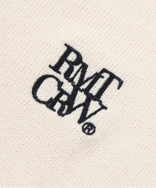 ROMANTIC CROWN(ロマンティッククラウン)の「【ROMANTIC CROWN】SPREAD COLLAR KNIT CARDIGAN / ロマンティッククラウン スプレッド カラー ニット カーディガン(カーディガン/ボレロ・メンズ・オートミール/ネイビー・LARGE/MEDIUM/SMALL)」の11枚目の写真